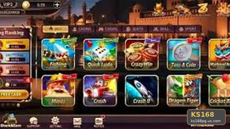 Hướng Dẫn Người Mới Kiểm Tra Giao Diện Casino KS168 Và Thông Tin Slot, Trò Chơi Bàn Theo Dữ Liệu Cập Nhật Tại ks168pg.us.com