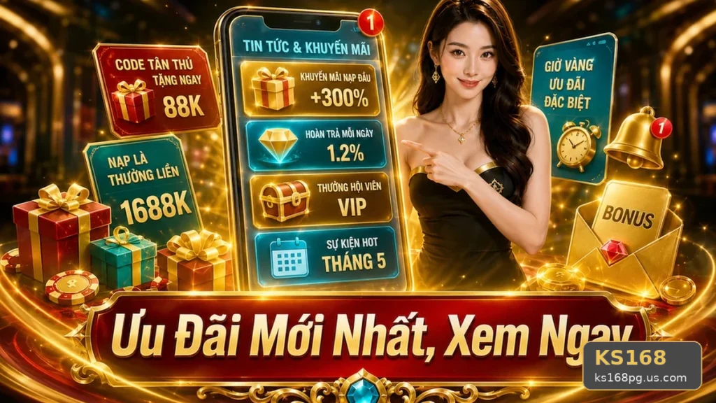 Tin Tức KS168 Trên ks168pg.us.com: Hướng Dẫn Người Mới Kiểm Tra Giao Diện Và Thông Tin Quan Trọng Về Ưu Đãi Theo Dữ Liệu Cập Nhật